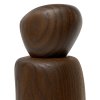 Peper- of zoutmolen PEBBLE 19 cm, bruin, hout, stevig LIVING