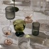 Aperitiefglas RIPPLE 140 ml, set van 4 stuks, grijs, stevig LIVING