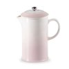 224466 french press kavovar 1 l shell pink kamenina le creuset