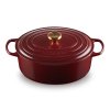 223923 kastrol signature 31 cm 6 3 l ovalny garnet litina le creuset
