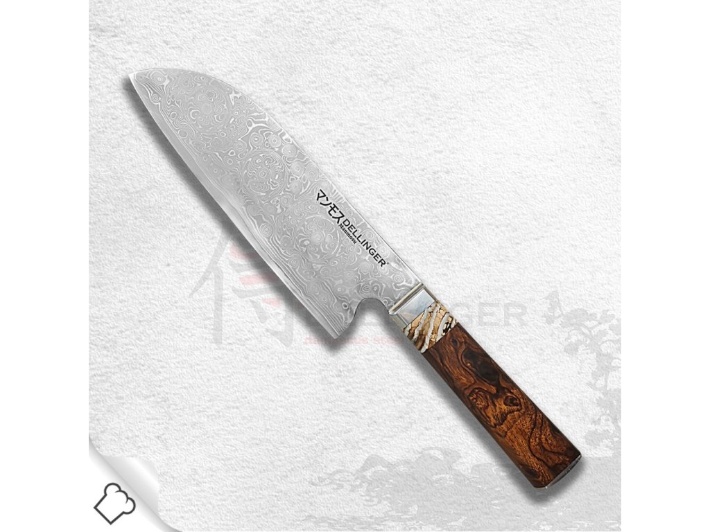 sumomo☆ Nóż Santoku MANMOSU 18 cm, Dellinger 🔵 799 zł