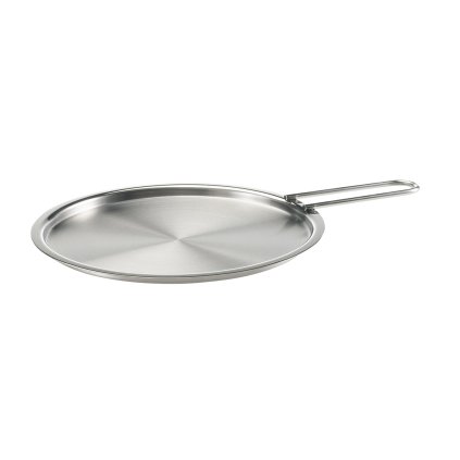 Płaska pokrywa ze stali nierdzewnej z uchwytem 13 cm Eva Solo