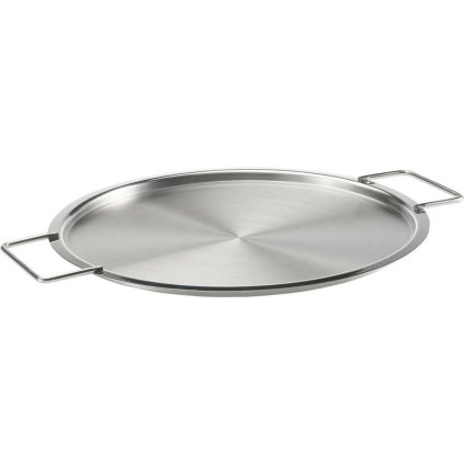 Płaska pokrywa ze stali nierdzewnej z uchwytem 28 cm Eva Solo