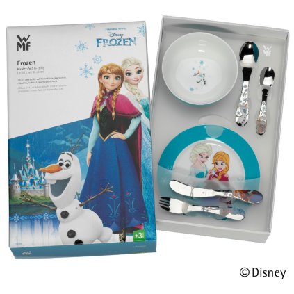 Zestaw dziecięcy do spożywania posiłków 6 części "Kraina lodu" ©Disney WMF