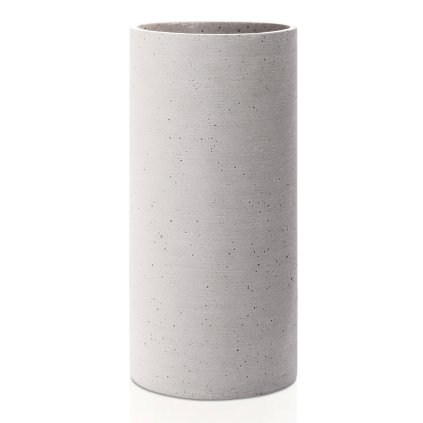 Wazon COLUNA L, 29 cm, jasnoszary, Polystone, Blomus