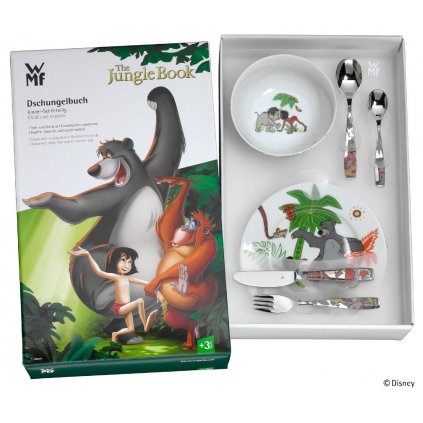 Zestaw naczyń obiadowych dla dzieci THE JUNGLE BOOK, 6 el., WMF