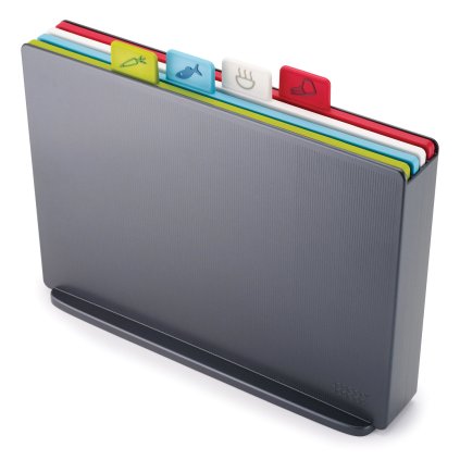Stojak z deskami do krojenia szeroki 34 x 24 cm grafitowy Index™ Joseph Joseph