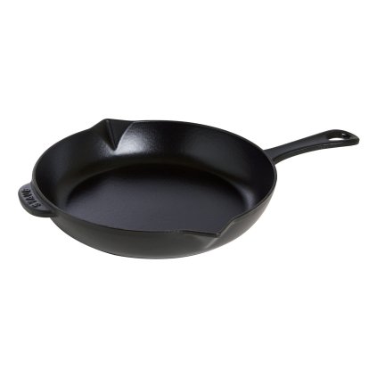 141125 panev 26 cm cerna litina staub