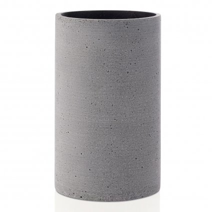 Wazon COLUNA S 20 cm, ciemnoszary, PolyStone, Blomus