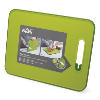 Deska do krojenia z dużą ostrzałką green Slice&Sharpen™ Joseph Joseph