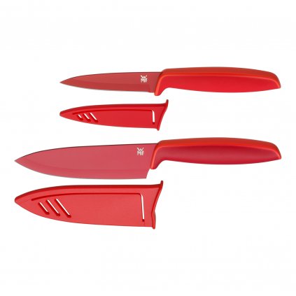 Zestaw noży kuchennych 2 częściowy Czerwony Touch WMF