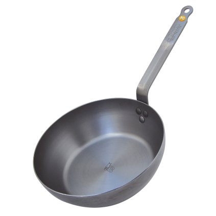 Patelnia głęboka MINERAL B 28 cm, stalowa, de Buyer
