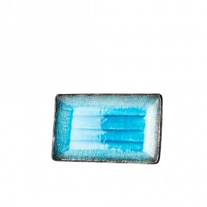 Talerz do sushi SKY BLUE 21,5 x 13 cm, MIJ