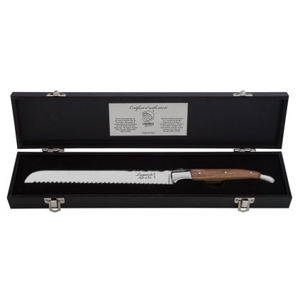 Nóż do chleba LAGUIOLE LUXURY 20 cm, drewno oliwne, Laguiole