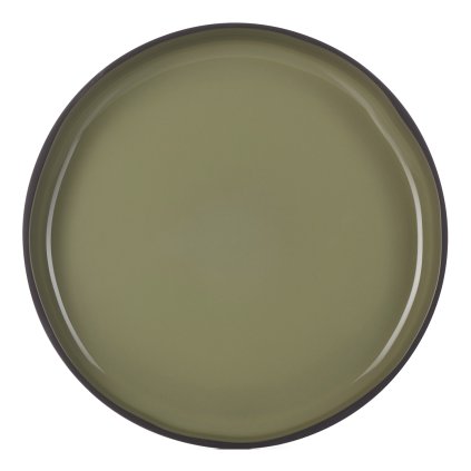 Talerz obiadowy GOURMET khaki Cardamon CARACTERE REVOL