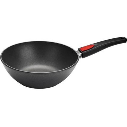 Tytanowa patelnia Wok dla indukcji Ø 26 cm z wyjmowanym uchwytem Titanium New Woll