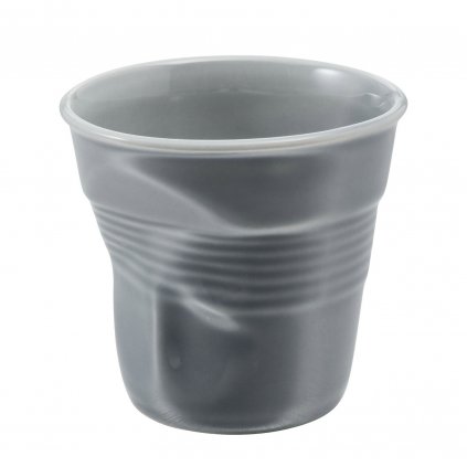 Kubeczek do espresso 8 cl 8 szary Froissés REVOL