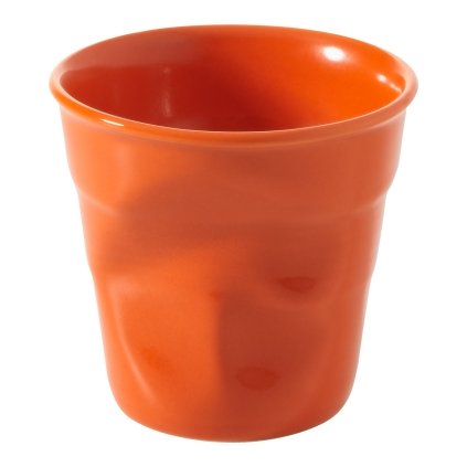 Kubek do Cappuccino 18 cl pomarańczowy Froissés REVOL