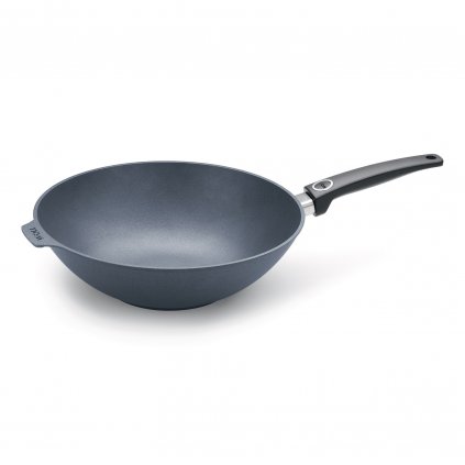 Wok DIAMOND LITE 32 cm, na indukcję, uchwyt ze stali nierdzewnej, tytan, WOLL