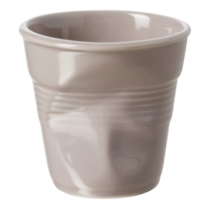 Kubeczek do espresso 8 cl szarobrązowy Froissés REVOL