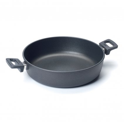 Patelnia do serwowania TITANIUM NOWO 32 cm, na indukcję, tytanowa, WOLL