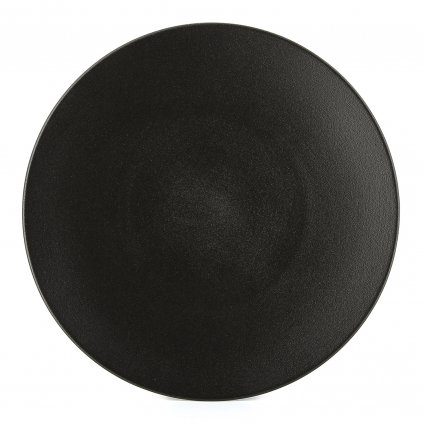 Talerz obiadowy EQUINOX 31,5 cm, czarny mat, REVOL