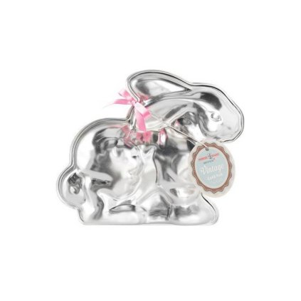 Foremka 3D wielkanocny króliczek Spring Bunny silver Nordic Ware