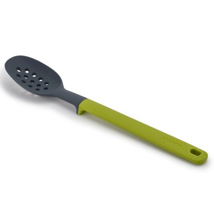 Perforowana elevate™ Silikonowy garnek/łyżka z zieloną rączką Joseph Joseph