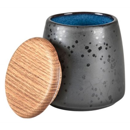Słoik z pokrywą Bitz czarny/ciemnoniebieski 12 cm 700 ml