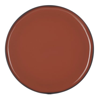 Talerz do serwowania okrągły cynamonowy Cinnamon CARACTERE REVOL