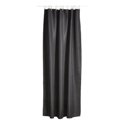 Zasłona prysznicowa 180 x 200 cm black LUX