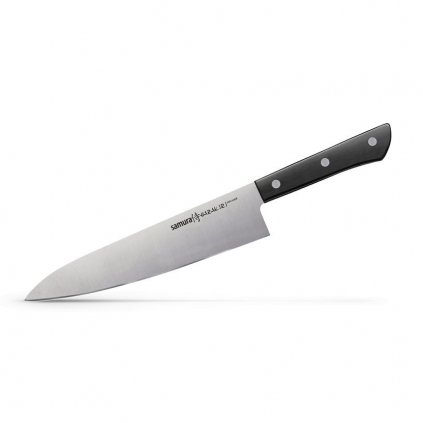 Nóż szefa kuchni HARAKIRI, czarny, 20 cm, Samura
