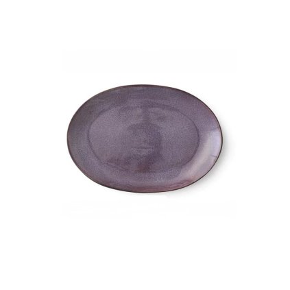 The Oval miska do serwowania Bitz czarny/purpurowy 36x25 cm