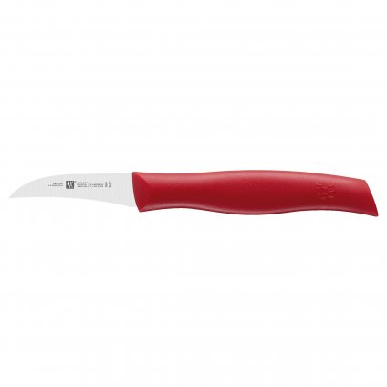 Nóż do obierania TWIN GRIP XS 5 cm, czerwony, Zwilling
