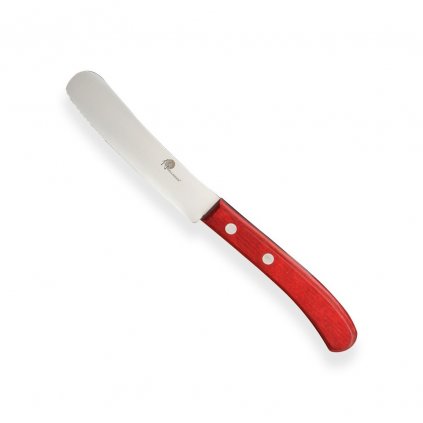 Nóż śniadaniowy EASY 10 cm, czerwony, Dellinger