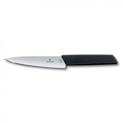 Nóż uniwersalny SWISS MODERN 15 cm, czarny, Victorinox