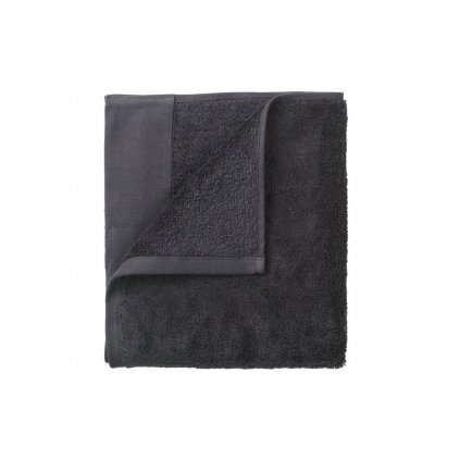 Ręcznik do rąk RIVA zestaw 4 szt., 30 x 30 cm, ciemnoszary, Blomus