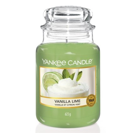 Świeca zapachowa Vanilla Lime Yankee Candle duża