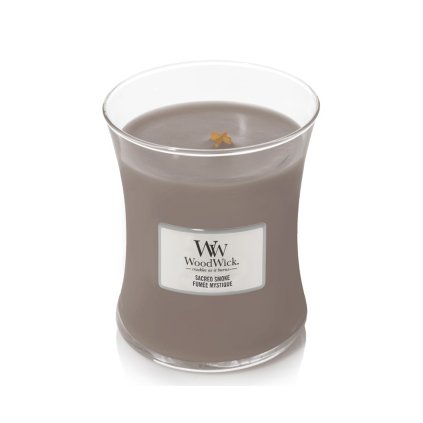 Świeca zapachowa Sacred Smoke WoodWick średni wazon
