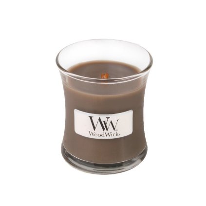 Świeca zapachowa Sand & Driftwood WoodWick mały wazon