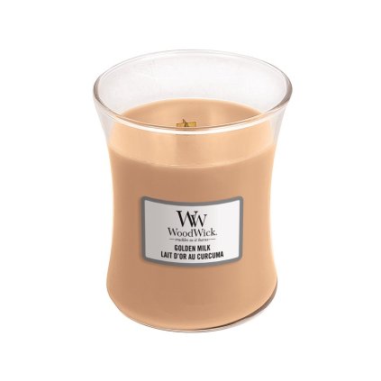 Świeca zapachowa Golden Milk WoodWick średni wazon