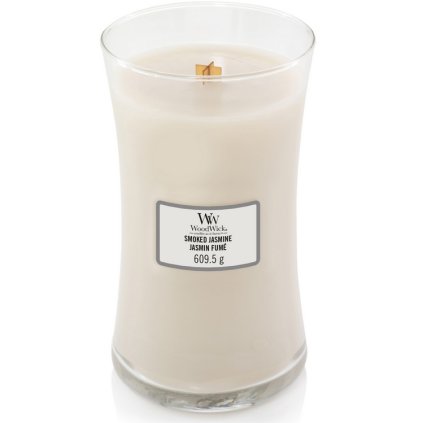Świeca zapachowa Smoked Jasmine WoodWick duży wazon