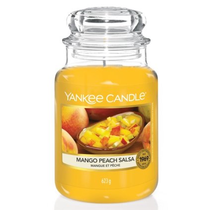 Świeca zapachowa Mango Peach Salsa Yankee Candle duża