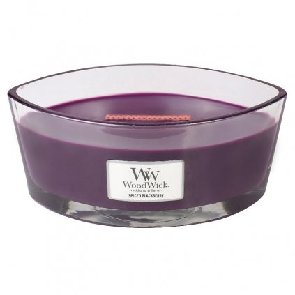 Świeca zapachowa Spiced Blackberry WoodWick statek
