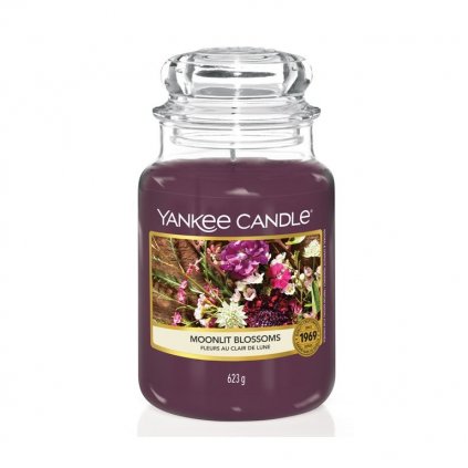 Świeca zapachowa Moonlit Blossoms Yankee Candle duża
