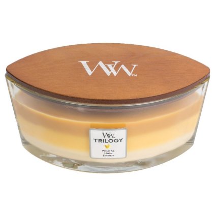 Świeca zapachowa Trilogy Fruits of Summer WoodWick statek