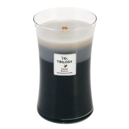 Świeca zapachowa Trilogy Warm Woods WoodWick duży wazon