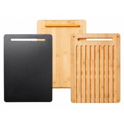 Zestaw bambusowych desek do krojenia Functional Form Fiskars 3 szt.