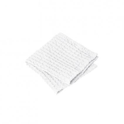 Ręcznik do rąk CARO, zestaw 2 szt., 30 x 30 cm, biały, Blomus