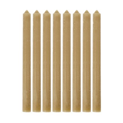 Świece Rustic Wax House Doctor pomarańczowe w zestawie 8 szt.